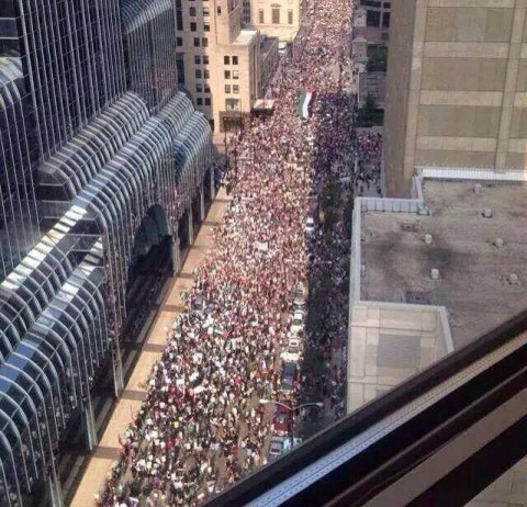 Chicago protest Gaza
