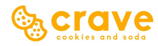CRAVE COOKIES & SODA logo