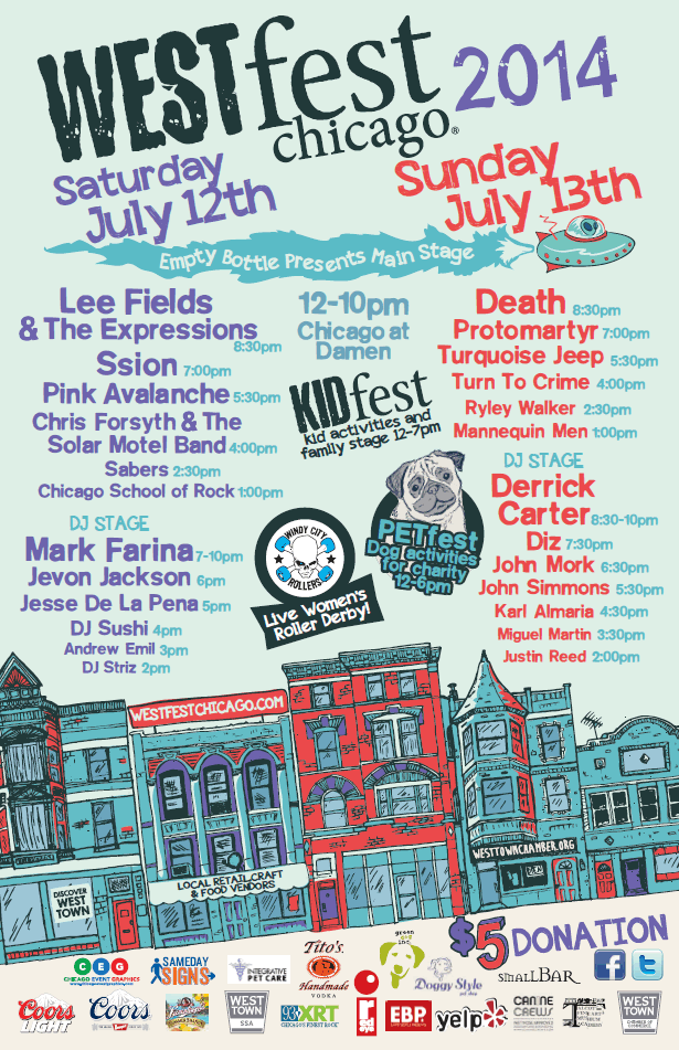 WestFest July 12th & 13th News Chicago